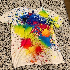 Paint splatter shirt